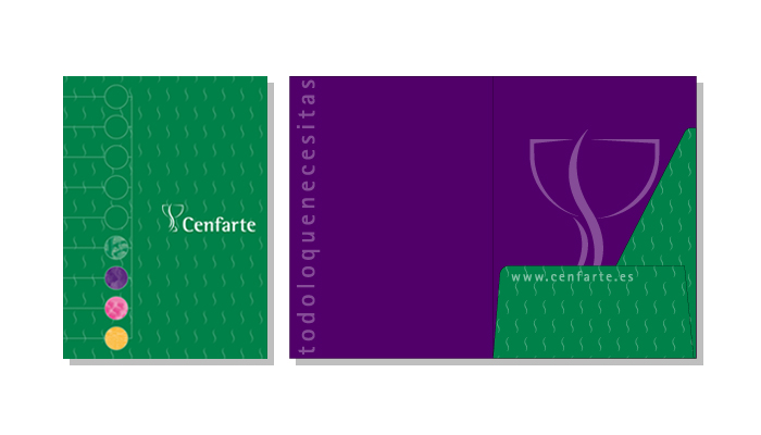 Papelería corporativa Cenfarte - Carpeta