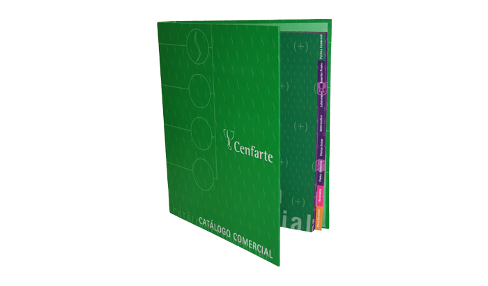 Papelería corporativa Cenfarte - Archivador comercial 